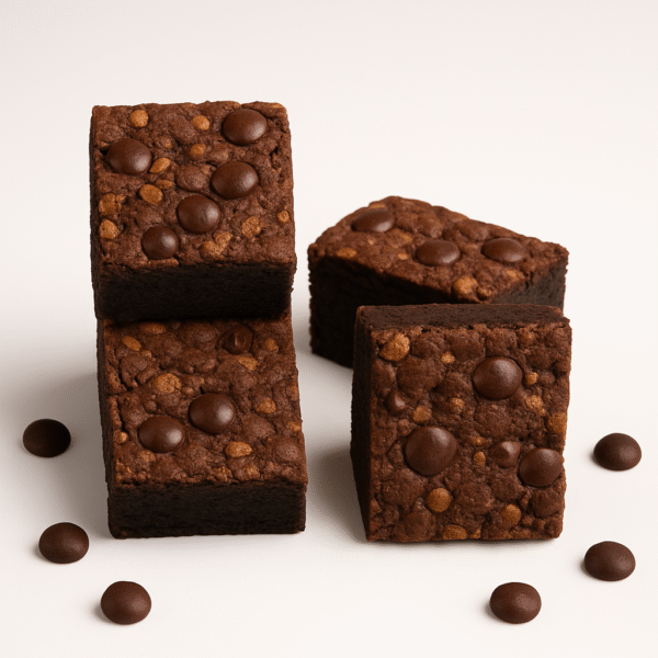 Flourwiz - Eggless Triple chocolate brownie